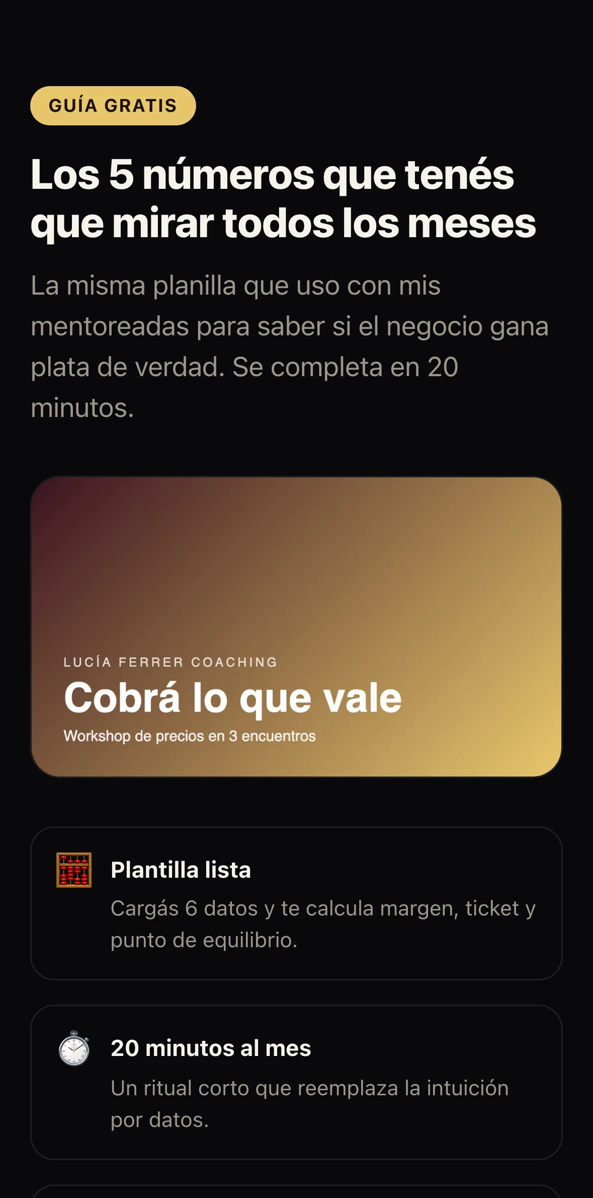 la guía gratis que llega por DM